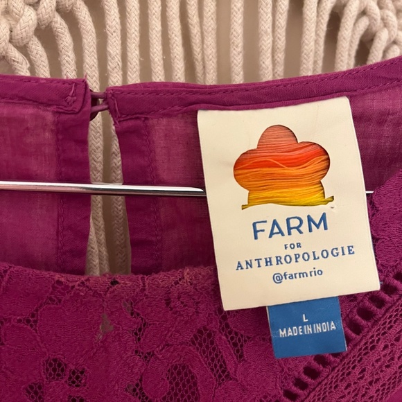 FARM Rio Purple Blouse - Picture 2 of 3